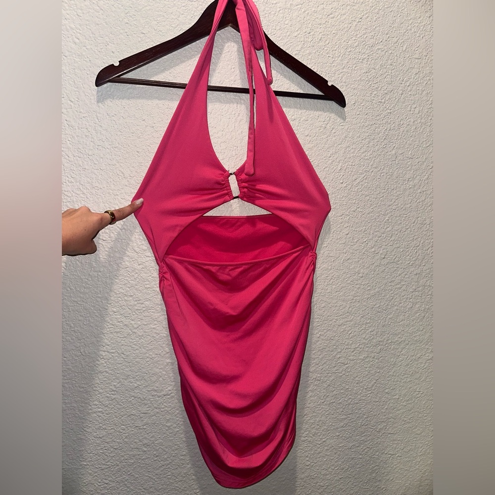 Pink Halter Dress
